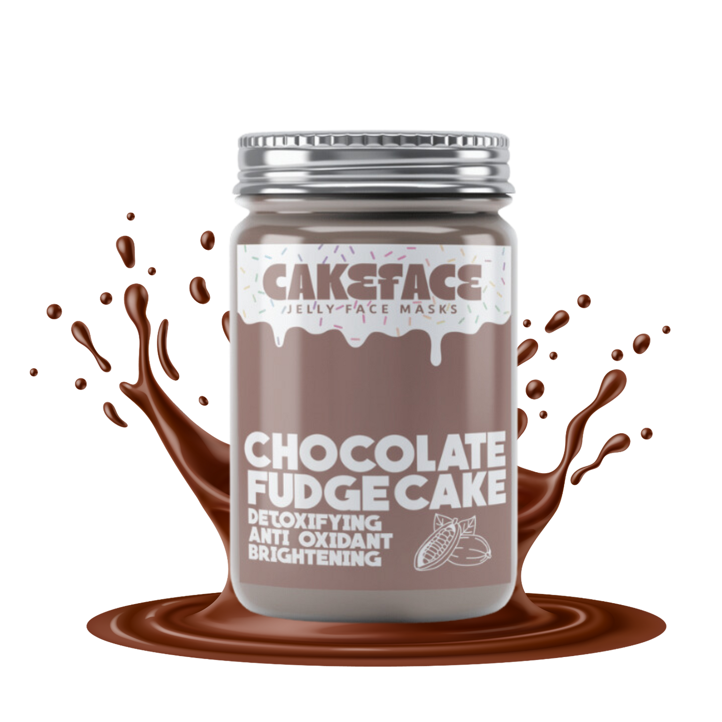 Chocolate Fudge Cake Jelly Face Mask